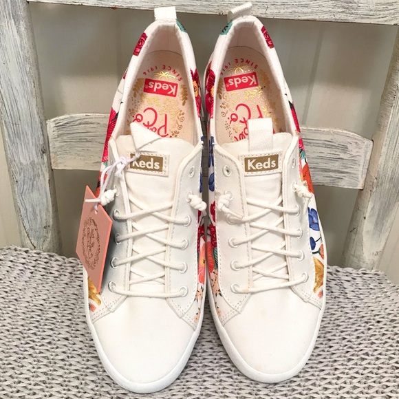 NWT Keds X Rifle Paper Co Kickback Blossom Sneakers - Picture 13 of 16
